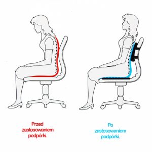 PODPÓRKA ERGONOMICZNA POD PLECY AIDATA BS002